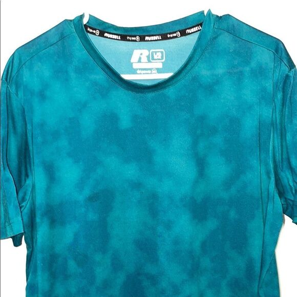 Russell Athletic Blue Short Sleeve Performance Tee - Picture 3 of 7